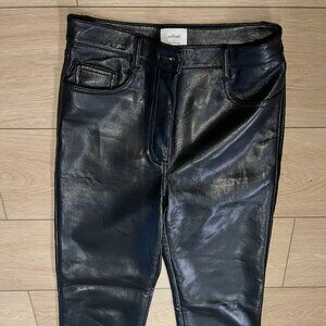 Aritzia Wilfred The Melina Pant Faux Vegan Leather Size 0